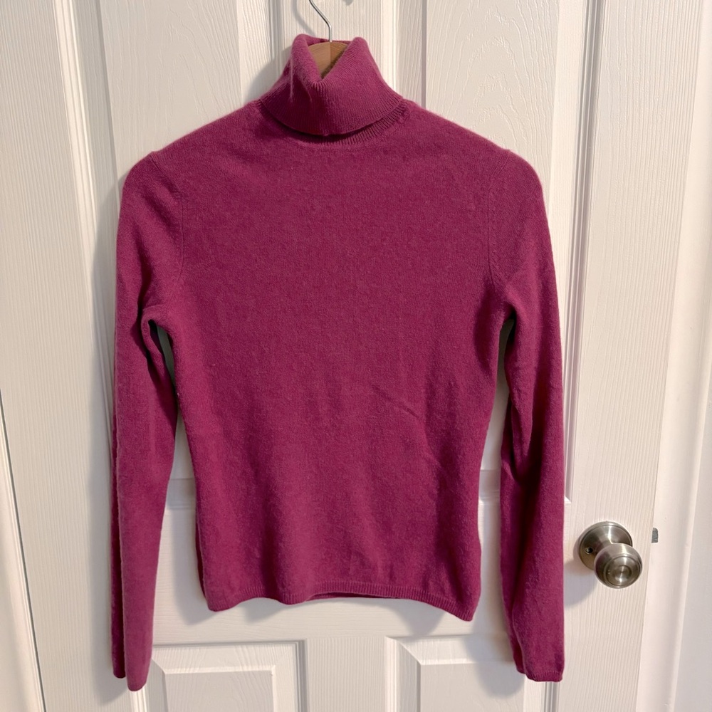InCashmere Turtleneck Sweater Size Small